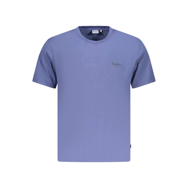 Pepe Jeans Blaues Baumwoll-T-Shirt für Herren