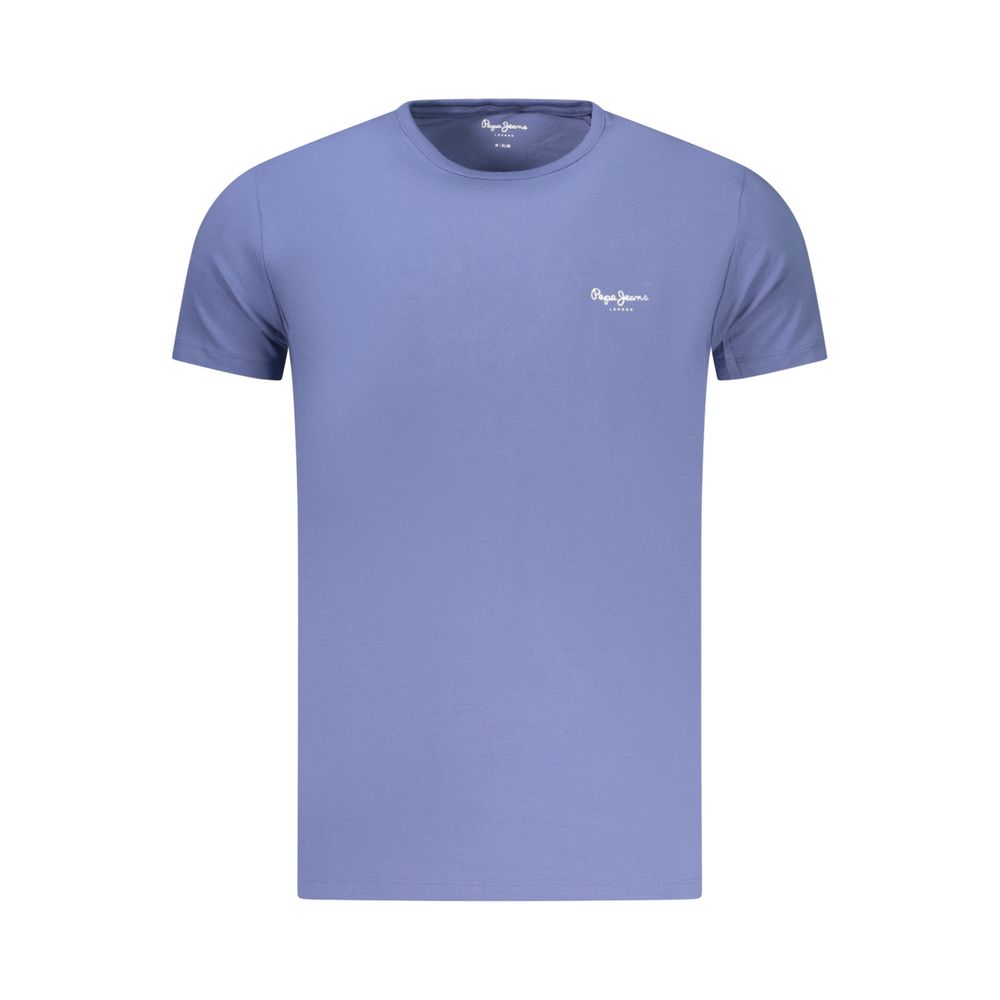 Men's Pepe Jeans Blue Cotton T-Shirt