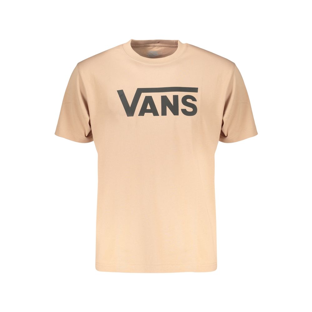 Men's Brown Cotton T-Shirt Vans