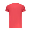 Pepe Jeans Rotes Baumwoll-T-Shirt für Herren