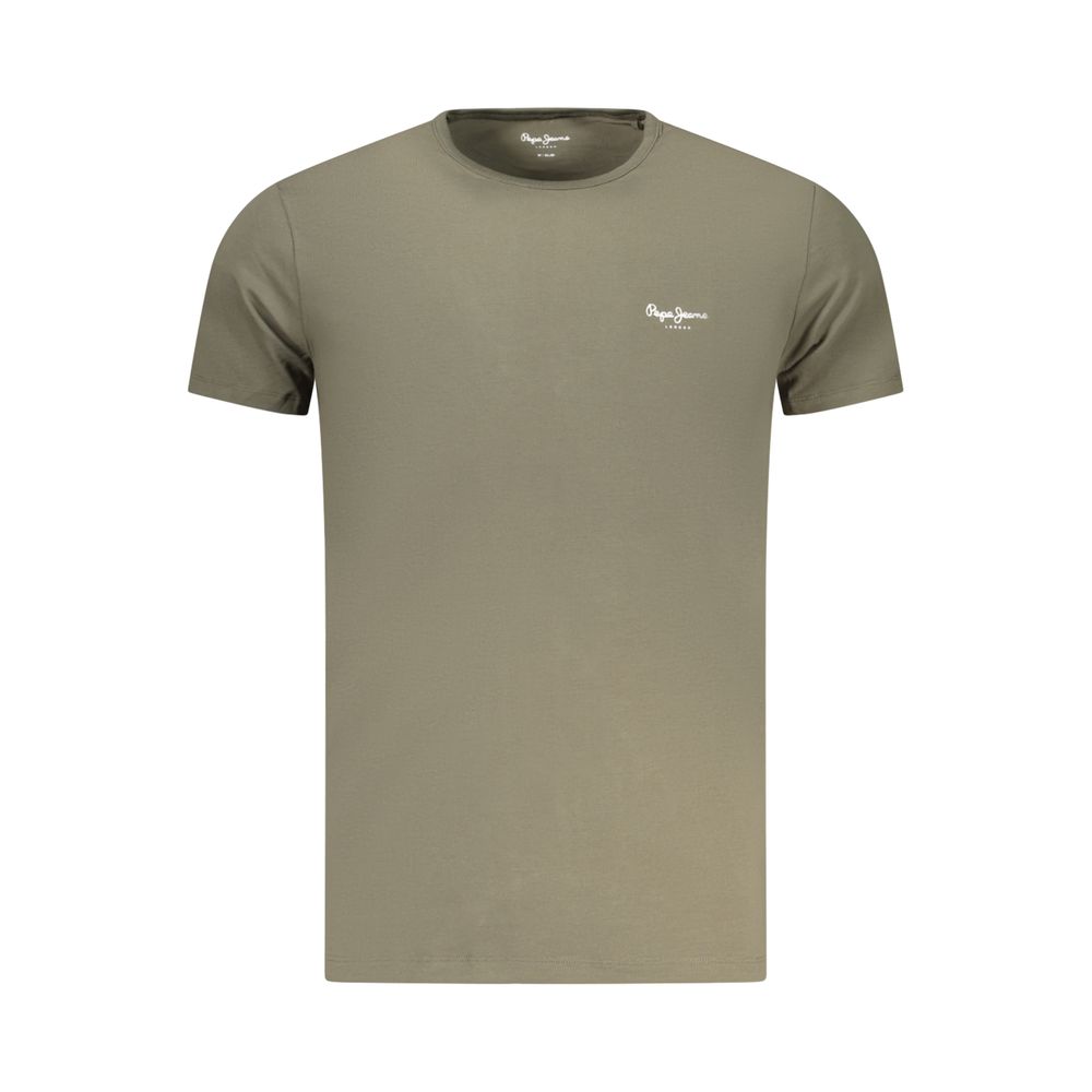 Pepe Jeans Men's Verde Cotton T-Shirt