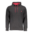 U.S. Grand Polo Schwarzer Baumwoll-Herren-Sweatshirt