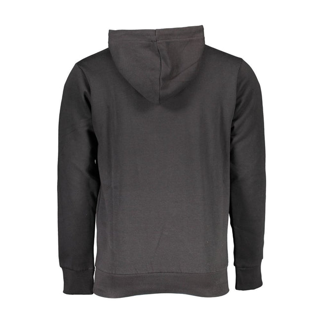 U.S. Grand Polo Schwarzer Baumwoll-Herren-Sweatshirt