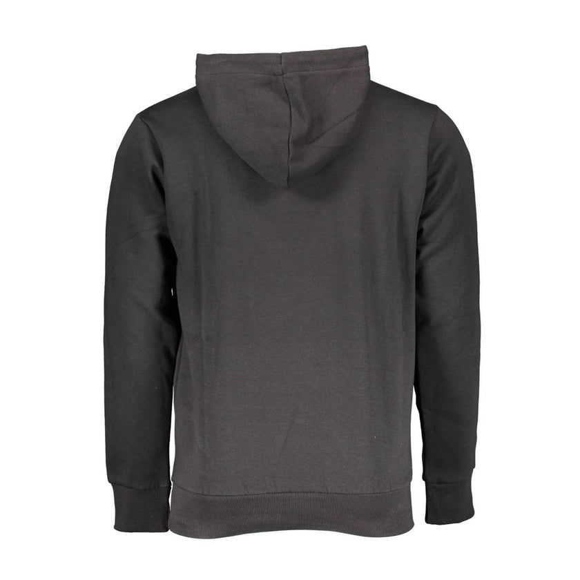 U.S. Grand Polo Schwarzer Baumwoll-Herren-Sweatshirt