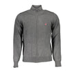 U.S. Grand Polo Graues Sweatshirt aus Nylon