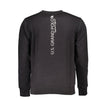 U.S. Grand Polo Schwarzer Baumwoll-Herren-Sweatshirt