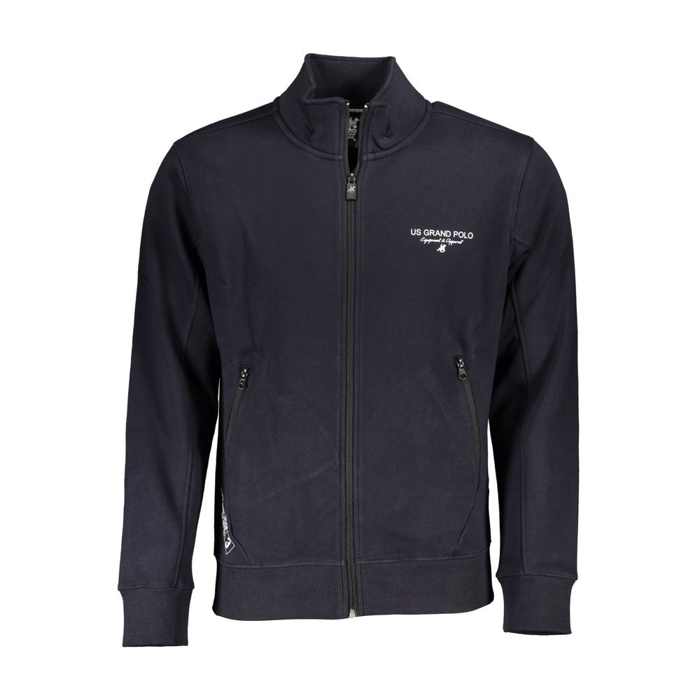 U.S. Grand Polo Blaues Baumwoll-Sweatshirt für Herren