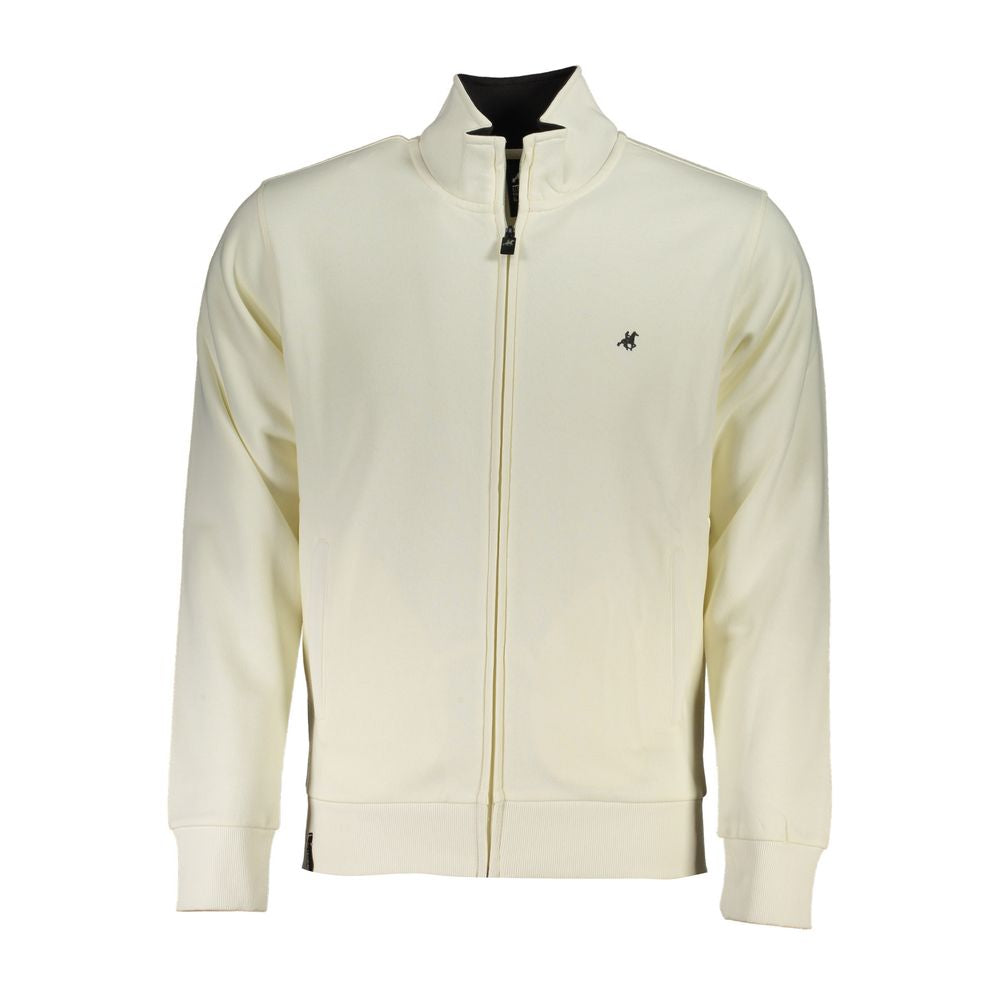 U.S. Grand Polo Bianco Baumwoll-Sweatshirt für Herren