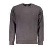 U.S. Grand Polo Grauer Baumwoll-Sweatshirt für Herren