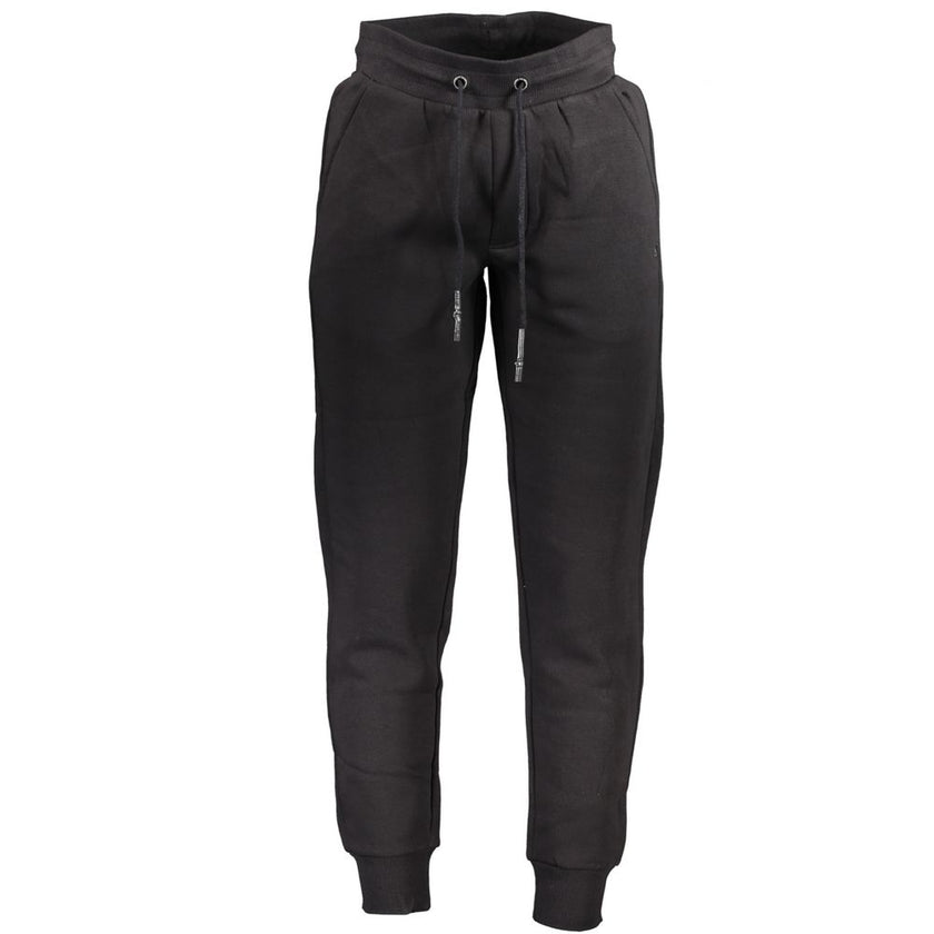 U.S. Grand Polo Schwarze Baumwollhose für Herren