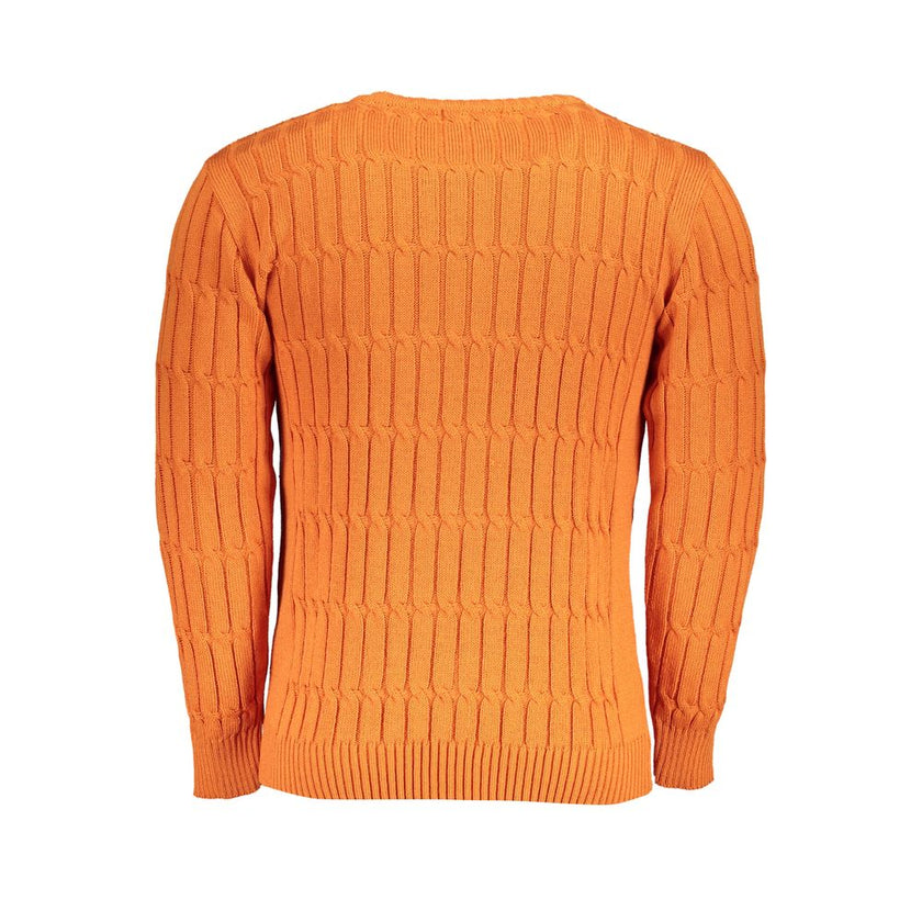 U.S. Grand Polo Orange Fabric Sweatshirt