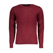 U.S. Grand Polo Rotes Nylon-Sweatshirt