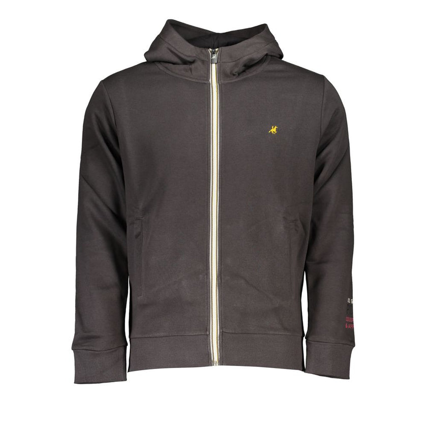 U.S. Grand Polo Grigio Baumwoll-Sweatshirt für Herren