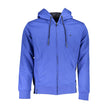 U.S. Grand Polo Blauer Baumwoll-Kapuzenpullover für Herren
