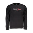 U.S. Grand Polo Schwarzer Baumwoll-Sweatshirt
