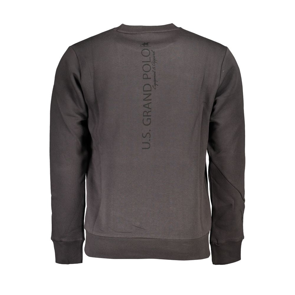 U.S. Grand Polo Grauer Baumwoll-Sweatshirt für Herren