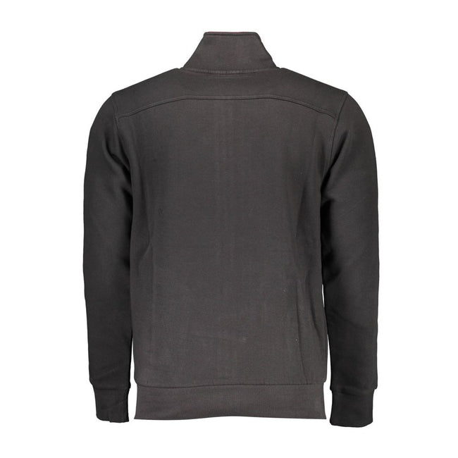 U.S. Grand Polo Schwarzer Baumwoll-Herren-Sweatshirt
