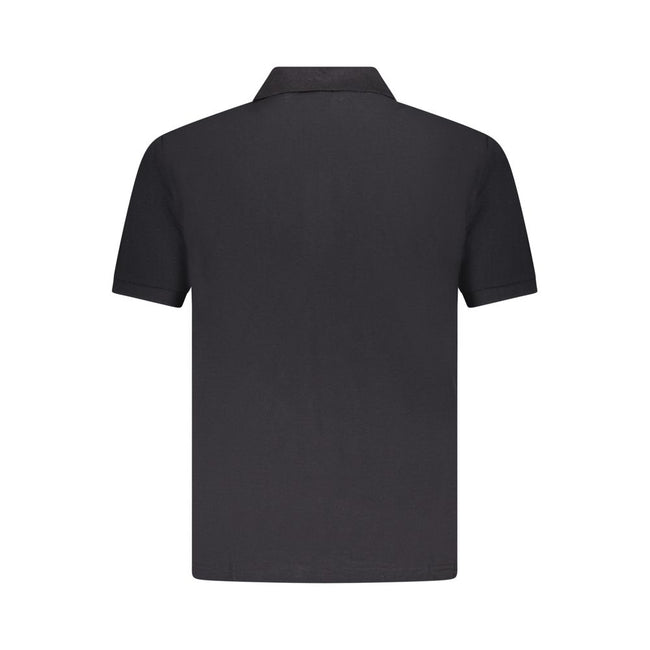 U.S. Grand Polo Schwarzes Baumwoll-Poloshirt für Herren