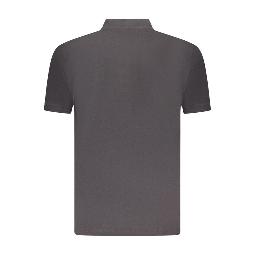 U.S. Grand Polo Schwarzes Herren-Poloshirt aus Baumwolle