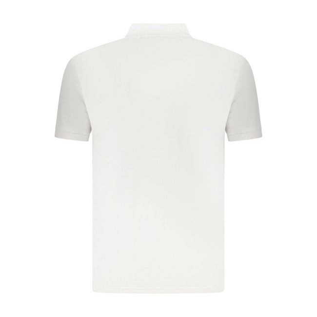 U.S. Grand Polo Weißes Herren-Poloshirt aus Baumwolle