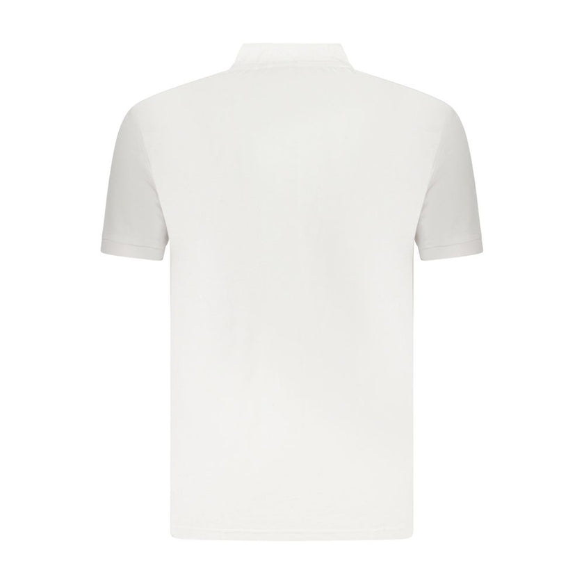 U.S. Grand Polo Weißes Herren-Poloshirt aus Baumwolle