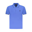 U.S. Grand Polo Blaues Herren-Poloshirt aus Baumwolle