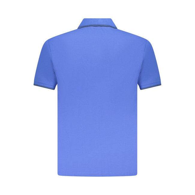 U.S. Grand Polo Blaues Herren-Poloshirt aus Baumwolle
