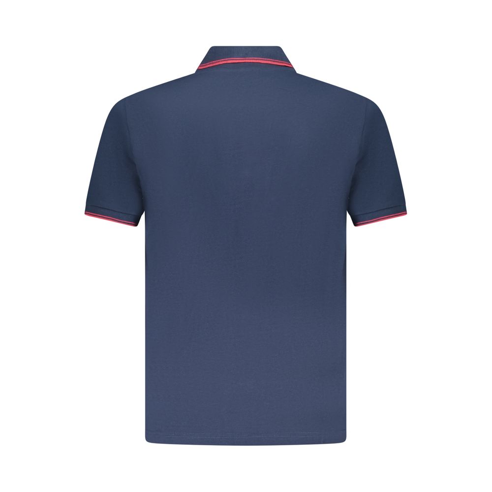 U.S. Grand Polo Blaues Herren-Poloshirt aus Baumwolle