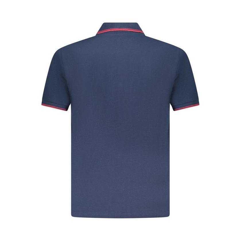 U.S. Grand Polo Blaues Herren-Poloshirt aus Baumwolle