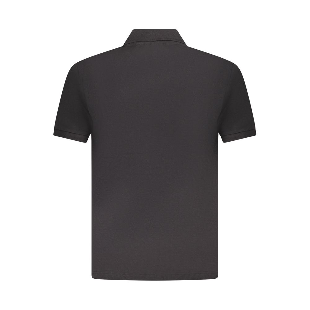 U.S. Grand Polo Schwarzes Herren-Poloshirt aus Baumwolle