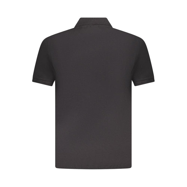U.S. Grand Polo Schwarzes Herren-Poloshirt aus Baumwolle