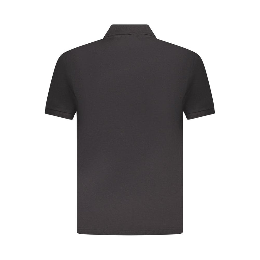 U.S. Grand Polo Schwarzes Herren-Poloshirt aus Baumwolle
