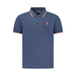 U.S. Grand Polo Blaues Baumwoll-Poloshirt für Herren