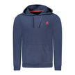 U.S. Grand Polo Blauer Baumwoll-Kapuzenpullover für Herren