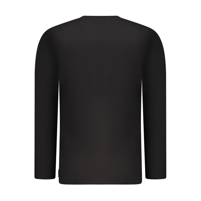U.S. Grand Polo Schwarzes Baumwoll-T-Shirt für Herren