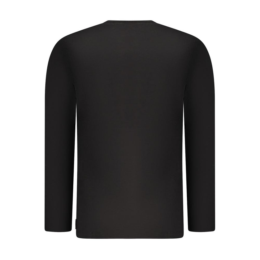U.S. Grand Polo Schwarzes Baumwoll-T-Shirt für Herren