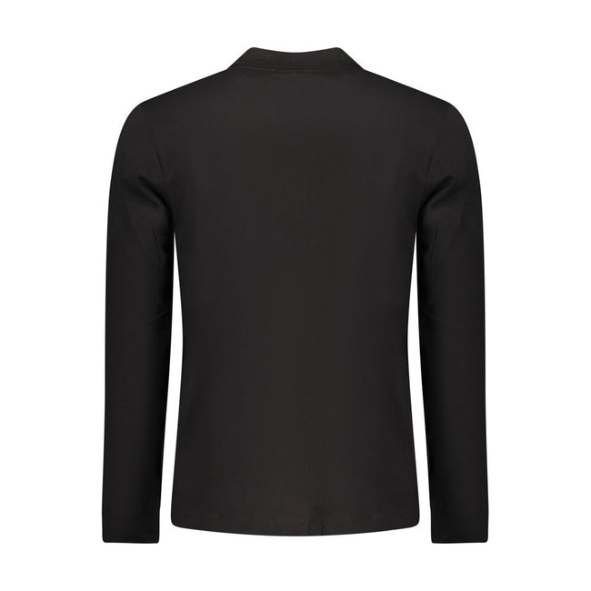 U.S. Grand Polo Schwarzes Herren-Poloshirt aus Baumwolle