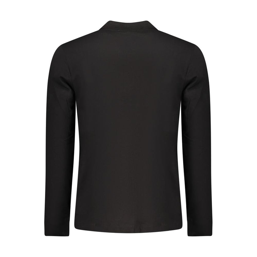 U.S. Grand Polo Schwarzes Herren-Poloshirt aus Baumwolle