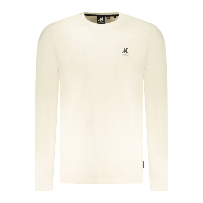 U.S. Grand Polo Beige Baumwoll-T-Shirt für Herren