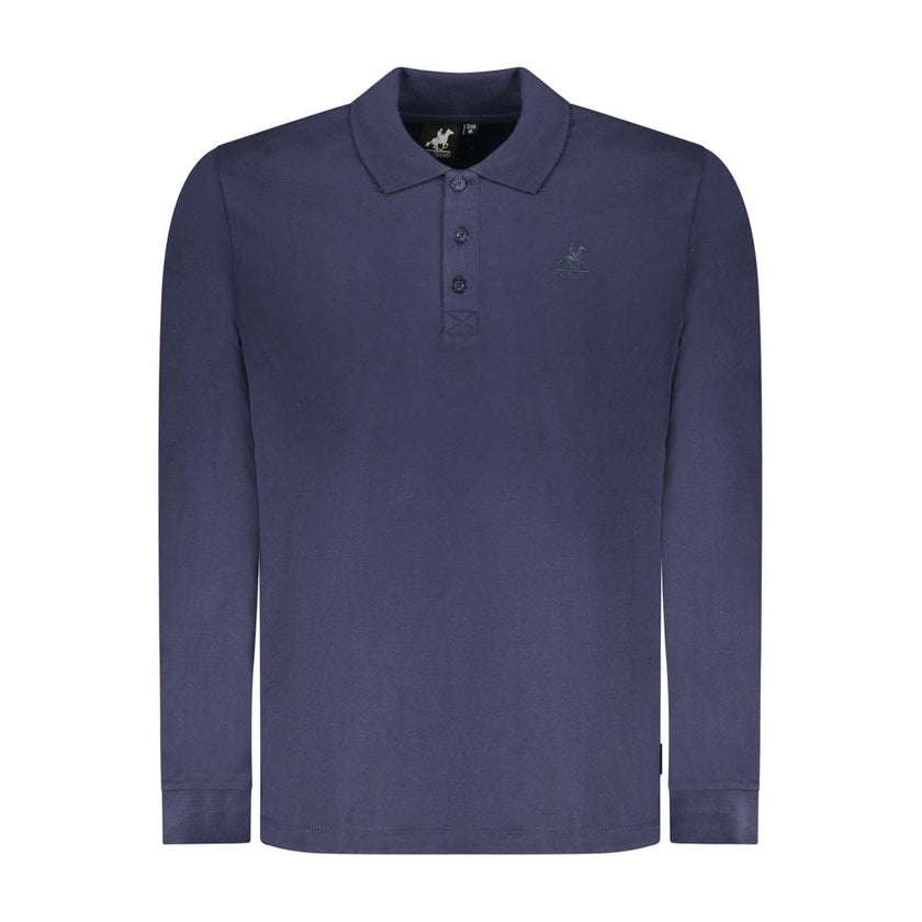 U.S. Grand Polo Blu Cotton Herren Poloshirt