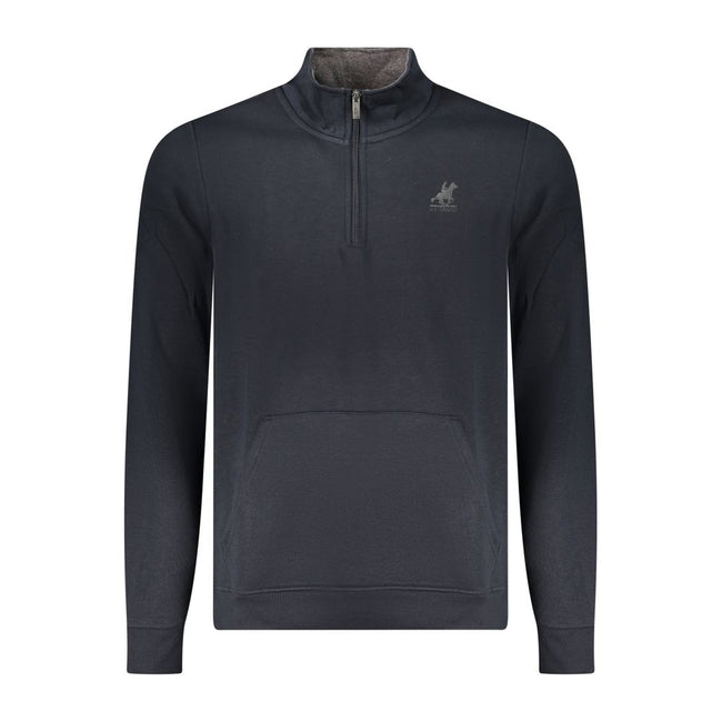 U.S. Grand Polo Blauer Herren-Sweatshirt aus Polyester