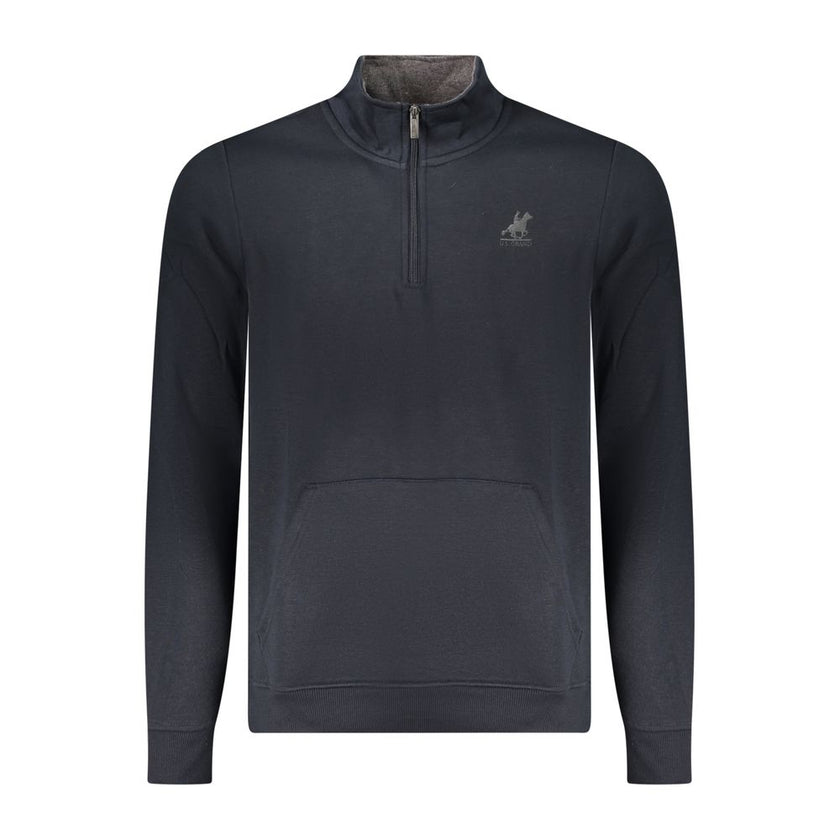 U.S. Grand Polo Blauer Herren-Sweatshirt aus Polyester