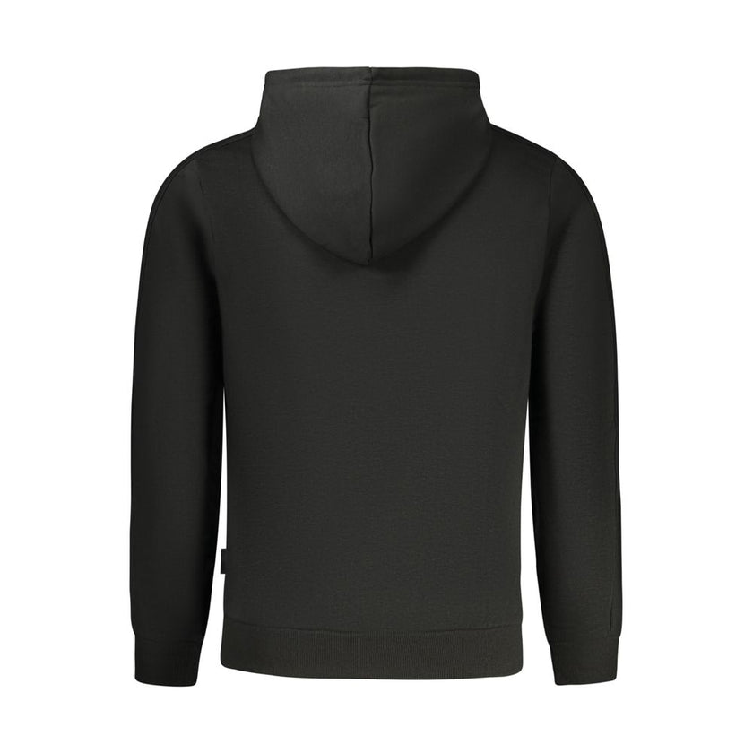 U.S. Grand Polo Schwarzer Baumwoll-Sweatshirt