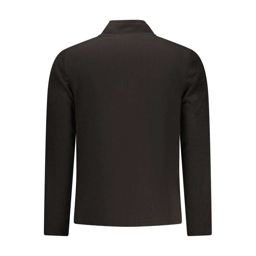 U.S. Grand Polo Schwarzes Herren-Sweatshirt aus Polyester