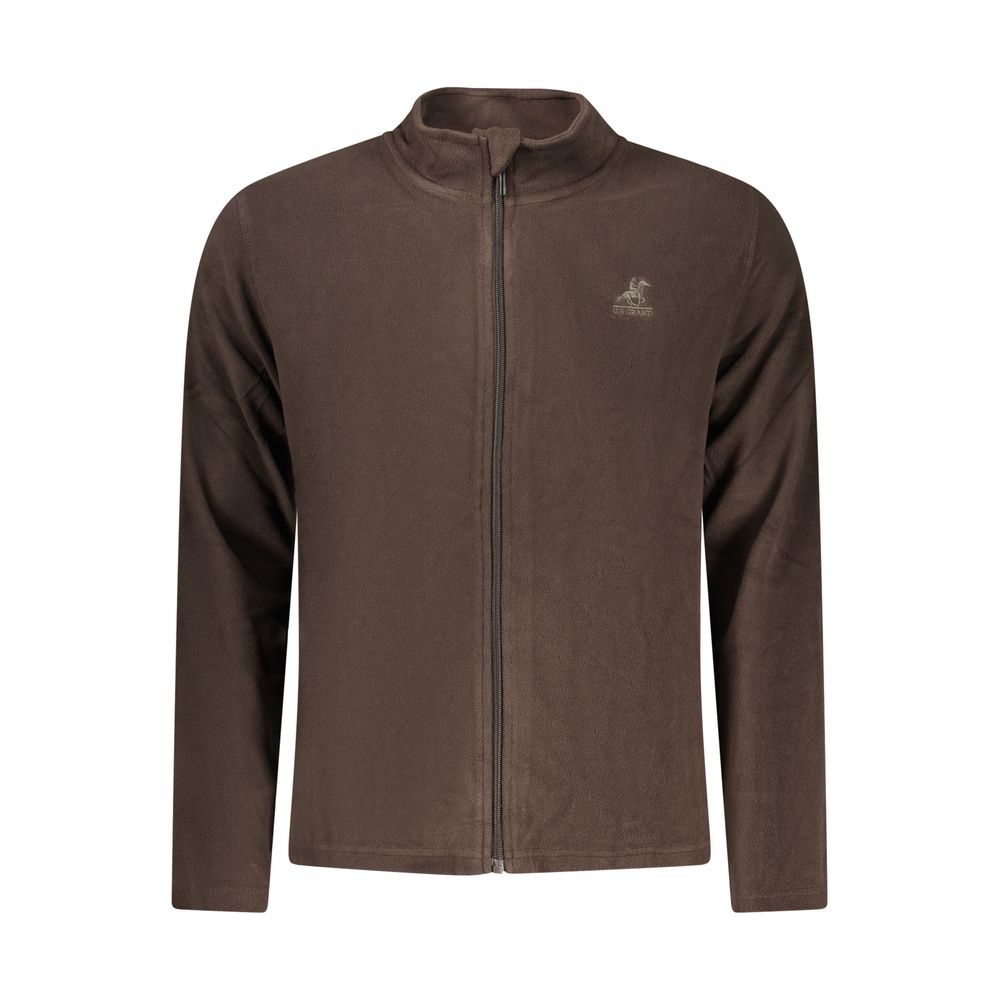 U.S. Grand Polo Marrone Polyester Herren Sweatshirt