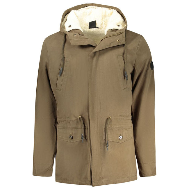 U.S. Grand Polo Herren-Parka aus Polyester in Verde