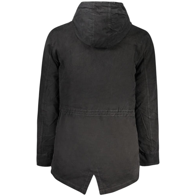 U.S. Grand Polo Nero Polyester Herren Parka Jacke