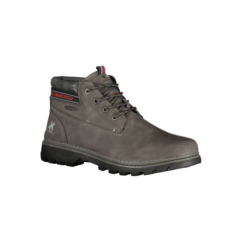 U.S. Grand Polo Grigio Polyurethane Herren Stiefelette