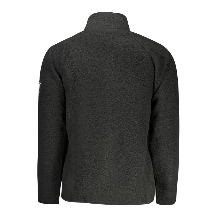 U.S. Grand Polo Schwarzes Herren-Sweatshirt aus Polyester