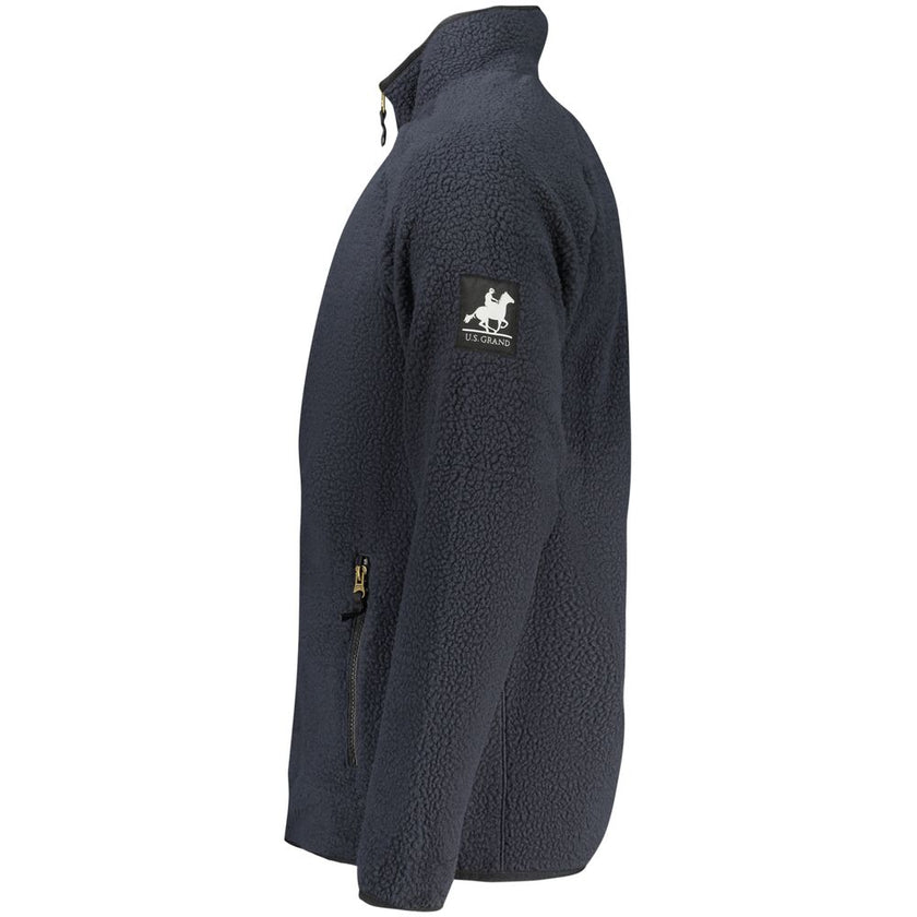 U.S. Grand Polo Blu Polyester Herren-Sweatshirt